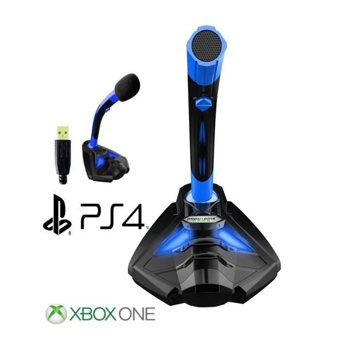 Gaming microphone pour PS4 Xbox one Gamer anti bruit Led - Cdiscount TV Son  Photo