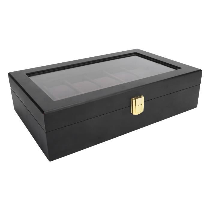 Boîte De Rangement Pour Montre Unique En Bois Rouge - Boîte Cadeau - Neuf Avec étiquettes