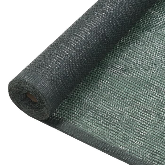 Clôture De Tennis PEHD Noir 1 X 25 M – Protection UV, Anti-moisissure, 75 G/m², Coupe Sur Mesure, Idéale Pour Courts Extérieurs Et Intimité