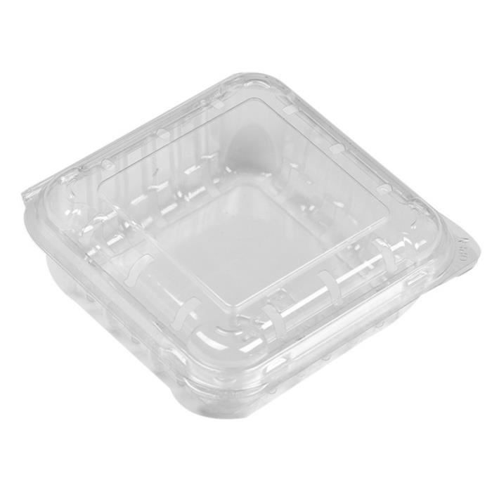 40 pièces boîte d'emballage Transparent épaissi carré respirant sûr  absorption en plastique écologique de fruits jetable pour la - Cdiscount  Jeux - Jouets