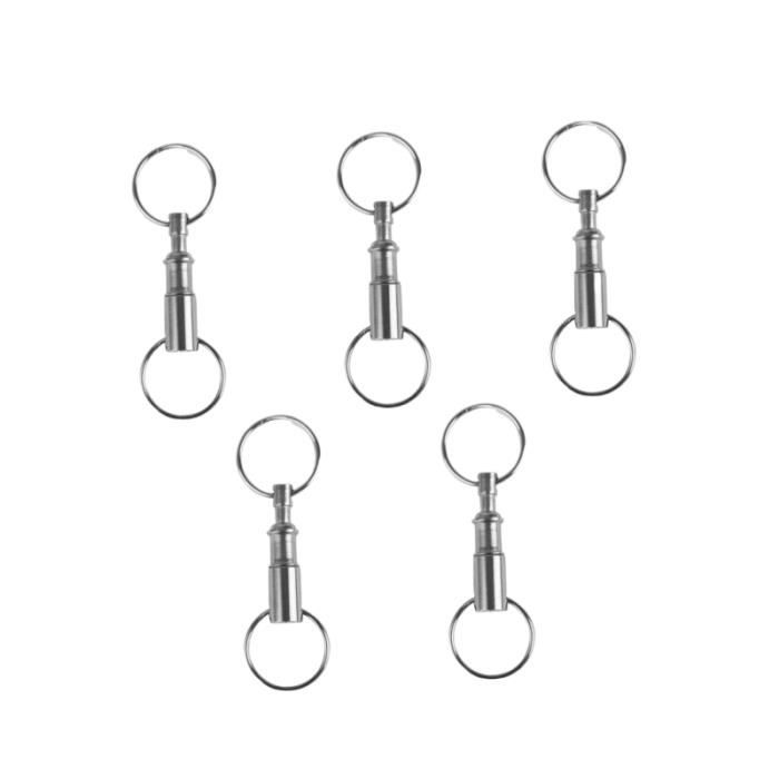 15 pièces porte-clés pratique détachable Double tête organisateur de clés  pour adultes enfants PORTE-CLES - ETUI A CLE - Cdiscount Bagagerie -  Maroquinerie
