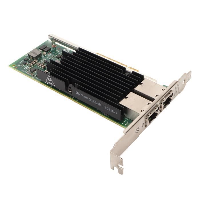 Carte Réseau PCI-E 10 Gb/s Dual Port SFP+ - Intel X710 Chipset, Compatible Windows/Linux/VMware