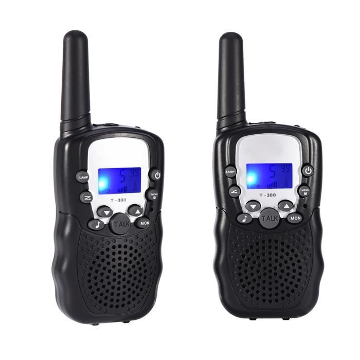 DQMOON – Talkie-walkie Licorne Pour Filles 3-9 Ans – 2 Pièces, Portée 300 M – Cadeau Anniversaire Ou Noël