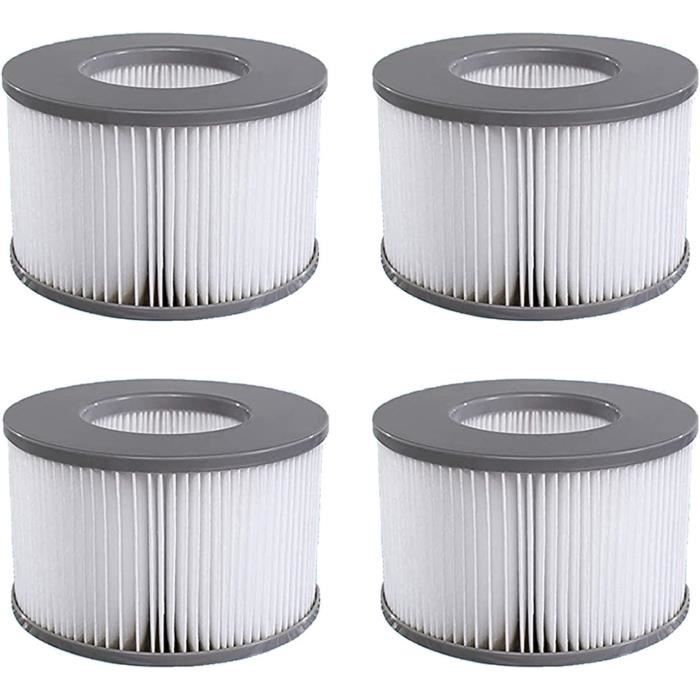Filtre Spa - JOYFAN - 4PCS - Lavable - Réutilisable - Cylindrique