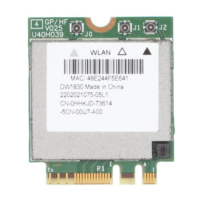 Carte WiFi Double Bande 433 Mbps NGFF 802.11ac – Compatible ThinkPad E455 E555 G50 G70 Z50 – Upgrade Réseau Rapide 2.4G/5G