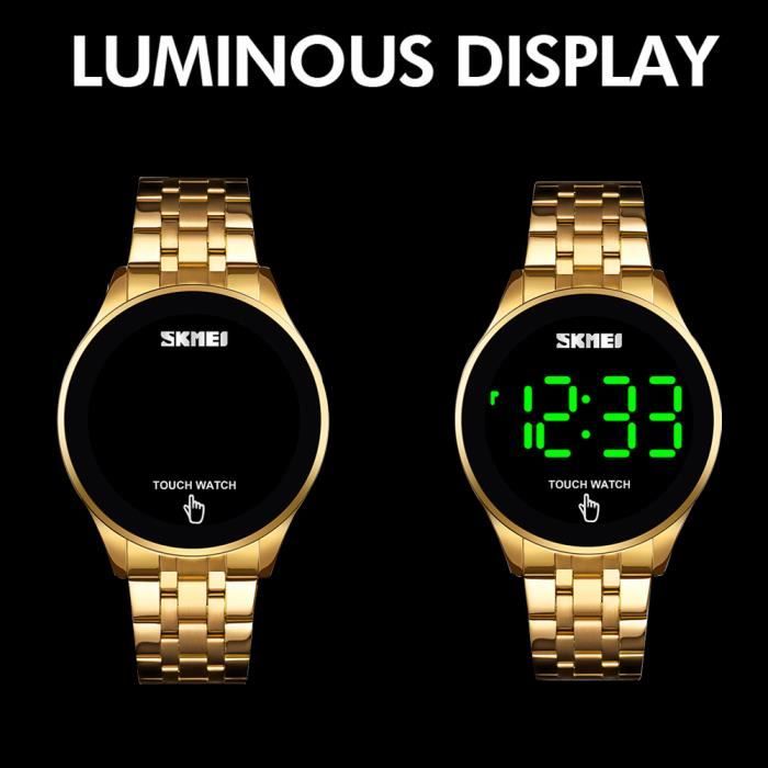 HONHX marque numérique montre-bracelet hommes relog numérique LED  chronomètre Date Sport extérieur électronique montres montre digitale homme  # N03, ✓ Meilleur prix au Maroc et ailleurs