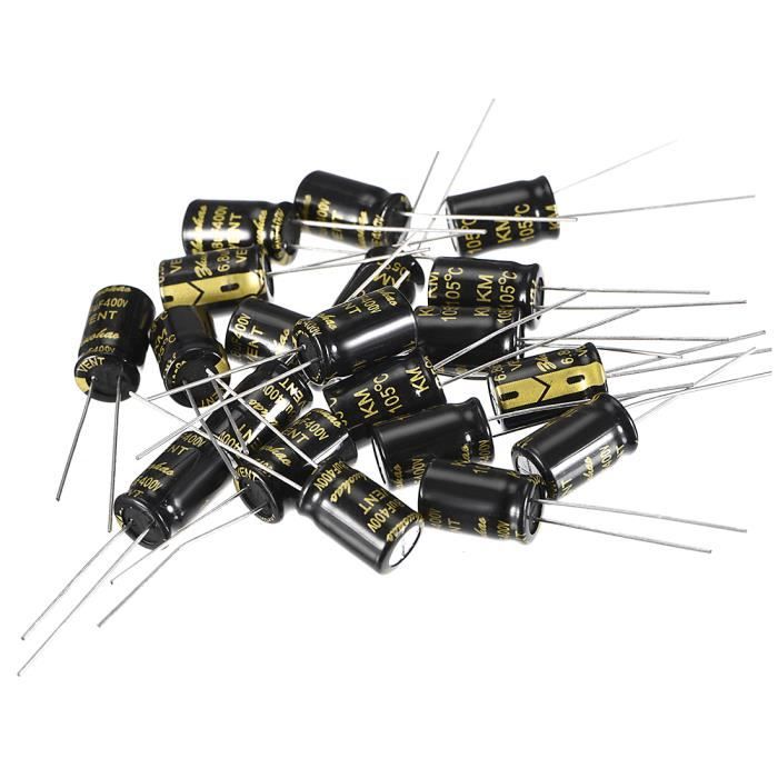 Radial Condensateur électrolytique 4.7uF 400V 105°C Vie 2000H