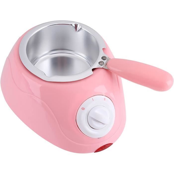 Fondue Pot Électrique Set, Compact 2 Niveaux De Température Chocolat