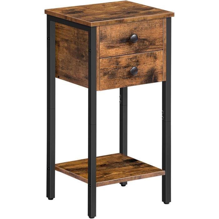 Table De Chevet Ronde – Table D'appoint Moderne Pour Chambre à