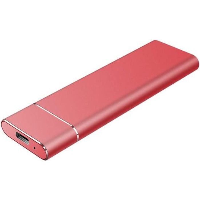 Disque Dur Externe portable SSD 2 To - SWAREY - Rouge - Interface