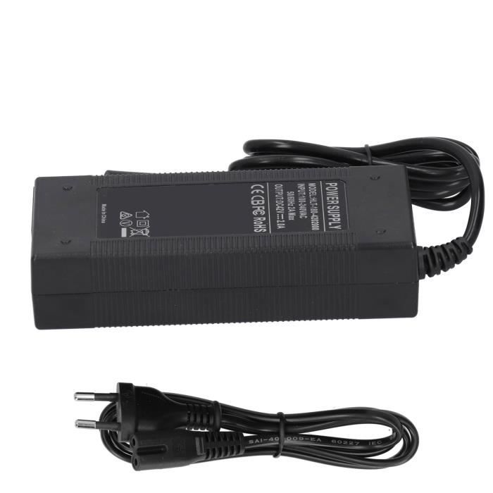 HPGAAVD 42V 2A Chargeur Trotinette Electrique Pour Xiaomi M365,Pro,Pro 2,Mi 3,1s,36V Chargeur Universel Batterie Lithium Pour Ninebot G30/E/F Series,DC 8MM Prise Charrgeur Rapide Pour Scooter