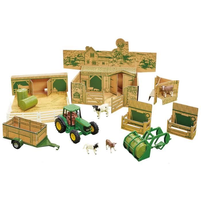 John Deere Britains Jeu de construction avec tracteur