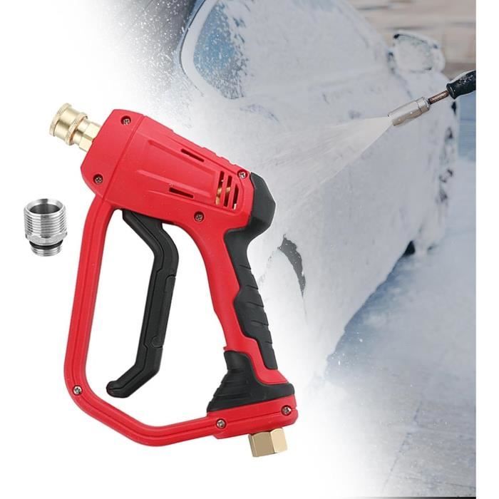 Buse Réglable Pour Nettoyeur Haute Pression - Jet En Éventail, Pour Voiture, Moto, Camping-car, Nettoyage Puissant