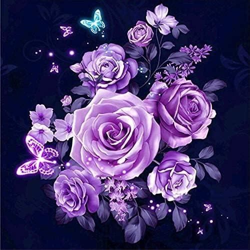 Kit Broderie Diamant 5D Paon Diymood - 30x40cm | DIY Déco Murale | Loisir Créatif Adultes