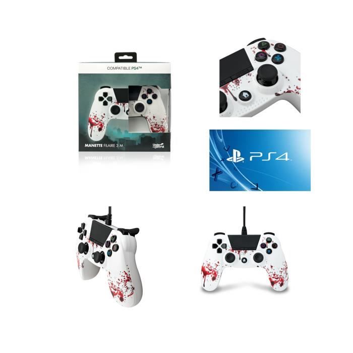Manette Ps4 Playstation Filaire Zombie Filaire Controller Zombie Pas Cher - vue 2