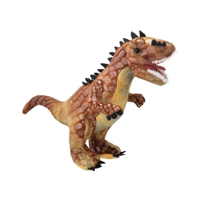 Peluche Dinosaure Allosaurus Brun 26 Cm Animaux Prehistoriques Dino Allosaure Doudou Enfant Cdiscount Puericulture Eveil Bebe