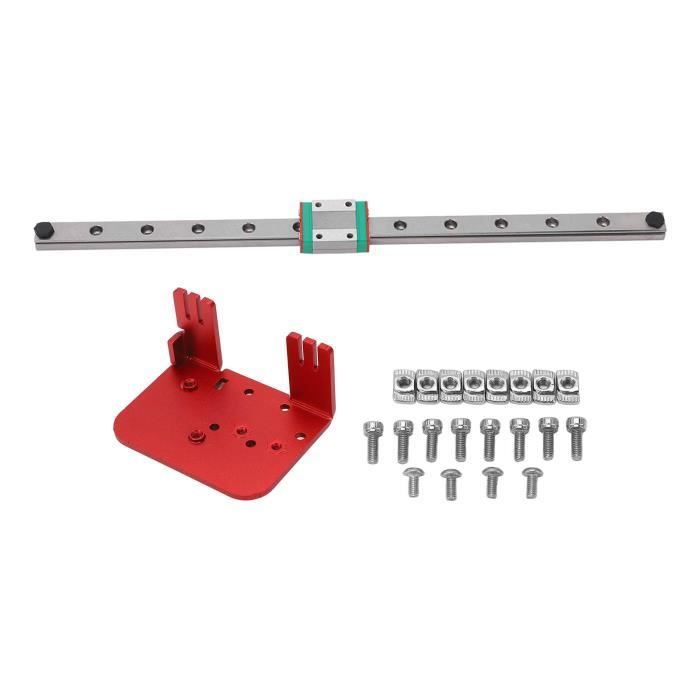 Yosoo Rail Coulissant Table Camping-Car 50 Cm – Support Mural Aluminium Anti-Rouille Pour Yacht, Caravane, Fixation Stable Et Éclairage LED Compatible