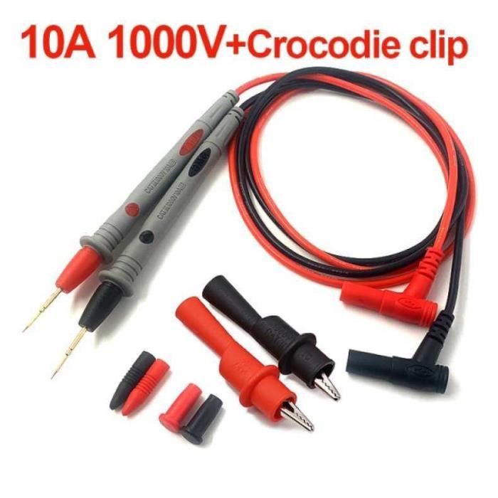 MGT03259-MULTIMETRE,Fils de Test multimètre câble universel AC DC 1000V