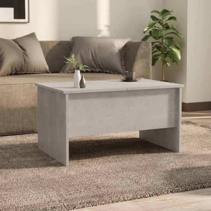 Table Basse Gris Beton
