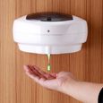 500ml Distributeur automatique de savon mural  sans contact capteur infrarouge à puce --DQ FRANCE-1
