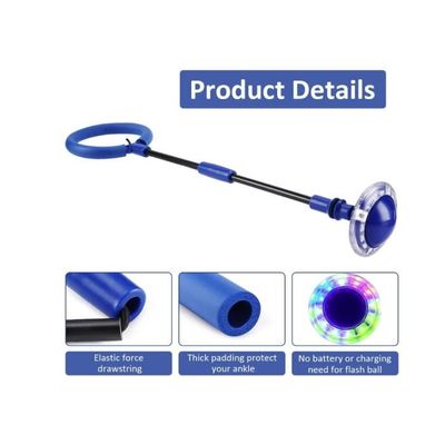 Balle Rebondissante Lumineuse Cheville – Skip Ball LED Clignotant, Pour Enfants Dès 3 Ans Et Adultes