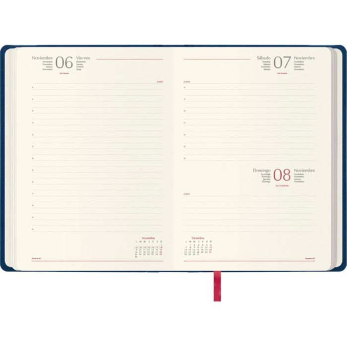 Agenda Journalier 2026 A4 - Deux Pages Par Jour - Planificateur Couple/bureau - Tallon