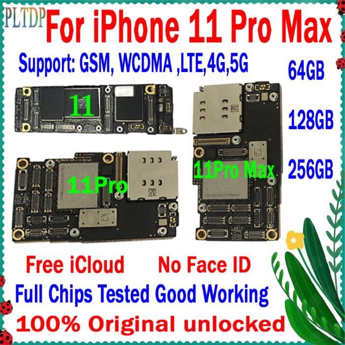 Carte Mère IPhone 11 64 Go – Débloquée – Avec Face ID – Occasion