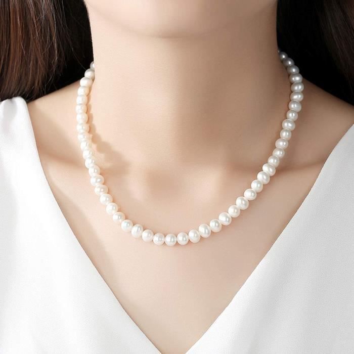 Collier Sautoir En Perles De Culture D'eau Douce - Occasion En Superbe état