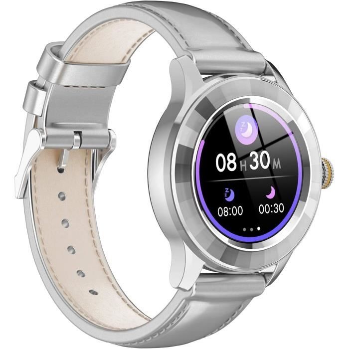 Montre Connectée Sport 1,47 Pouces - Podomètre, Fréquence Cardiaque, 24 Modes, étanche IP68, Compatible IOS Android
