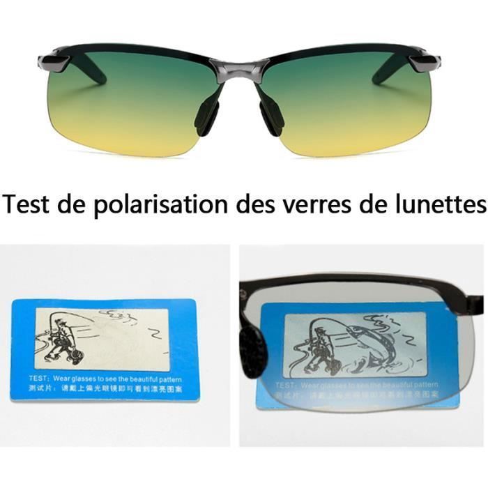 Verre Polarisé Tester Lunette Lunette Verre Photochromique