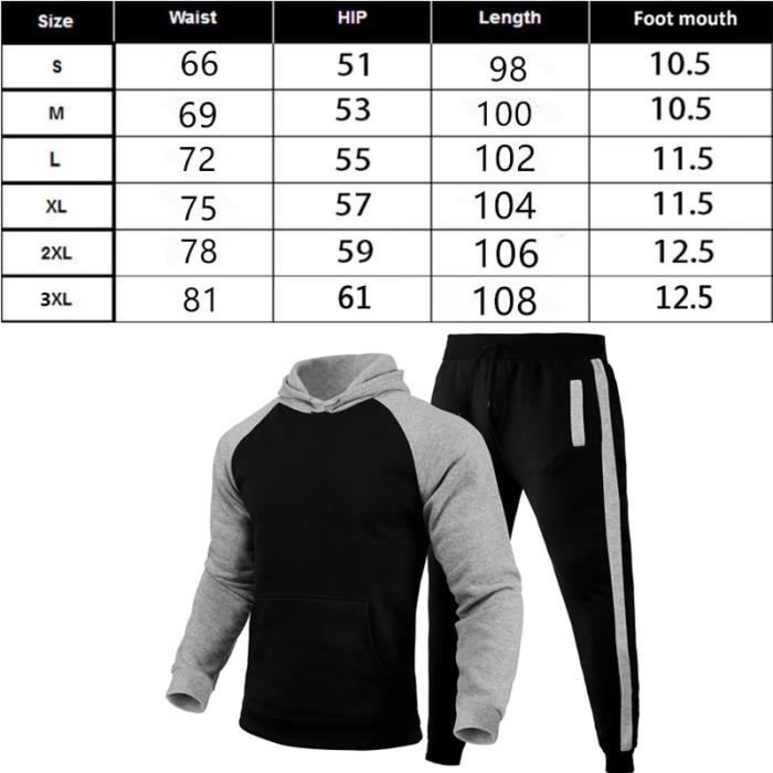 Soldes Amazon 2025 Survêtement Homme Pièces Sweat à Capuche