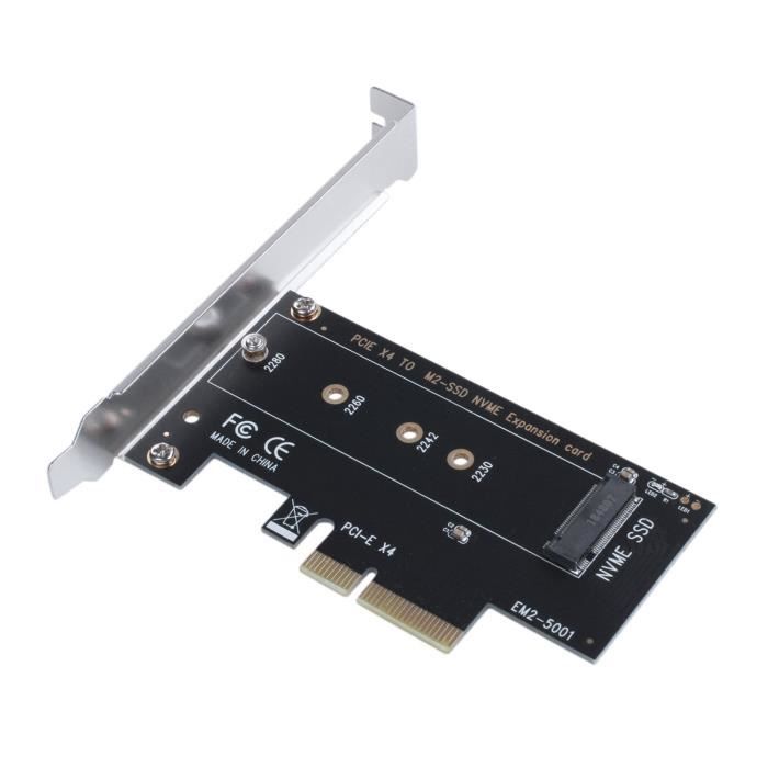 2X PCI-Express PCI-E 3.0 X4 A M.2 NGFF M Carte D'adaptateur de  Convertisseur de Fente de Cle M2 Nvme PCIE SSD