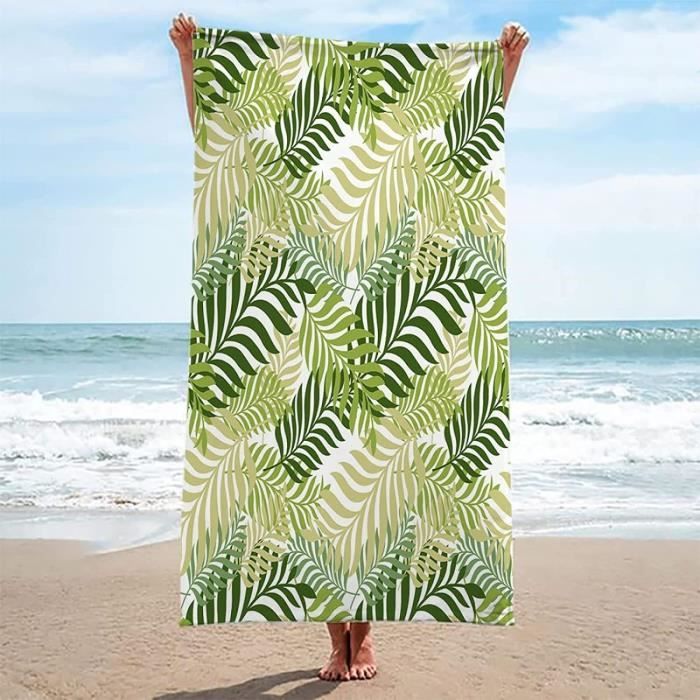 Serviette De Plage Personnalisée Microfibre - Nom Personnalisable - Anti-Sable