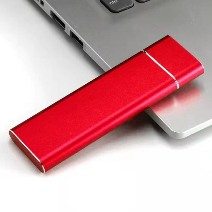 Disque dur externe portable SSD 2To USB 3.2 - Samsung T7 (Rouge