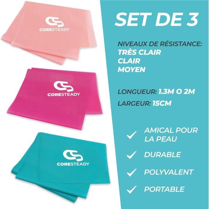 Coresteady Bande Élastique Fitness - Bandes Elastiques Musculation