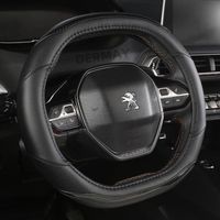 Couvre Volant En PU Cuir Pour Peugeot 308 408 508 205 206 208 3008 2008 4008 5008 103 106 307 - Antidérapant Et Confortable