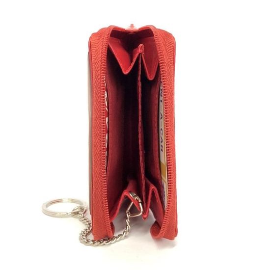 Portefeuille Cuir Compact LOLUNA - 11x8cm - Pour Carte, Monnaie, Clés - Plusieurs Couleurs - Homme/Femme