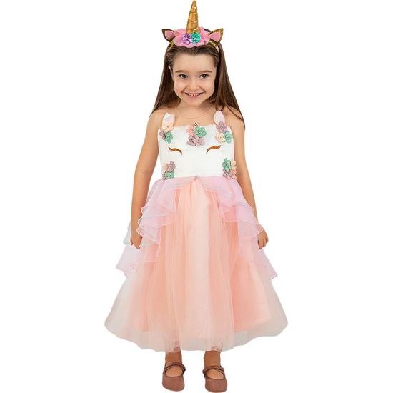 D guisement princesse licorne fille 121458 FUNIDELIA Robe avec