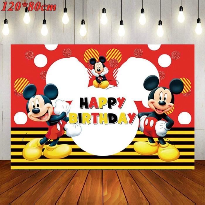 Mickey Mouse Rock the House fournitures de fête d'anniversaire vaisselle  décorat