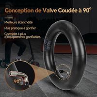 Pneu à chambre à air 60/70 – 6.5 pour Scooter électrique NINEBOT Max G30 G30D G30LP G2, accessoires de Skateboard, 10x2.5, 10 pouces Pneu à chambre à air 60/70 – 6.5 pour Scooter électrique NINEBOT Max G30 G30D G30LP G2, accessoires de Skateboard, 10x2.5, 10 pouces