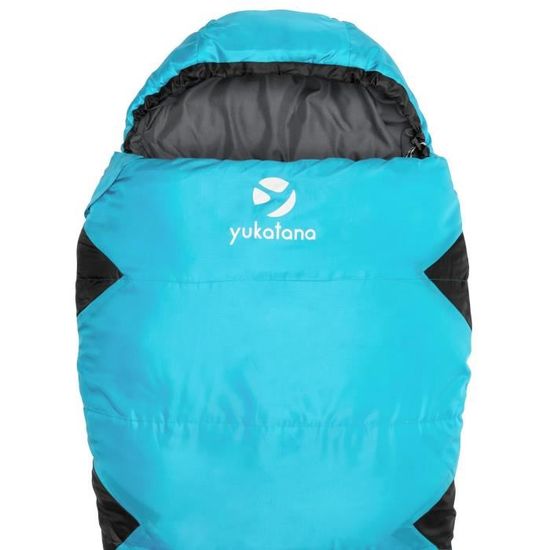 - Bleu Sac de Couchage sarcophage pour Enfant r/églable Yukatana Pjanda 300g//m/², Polyester