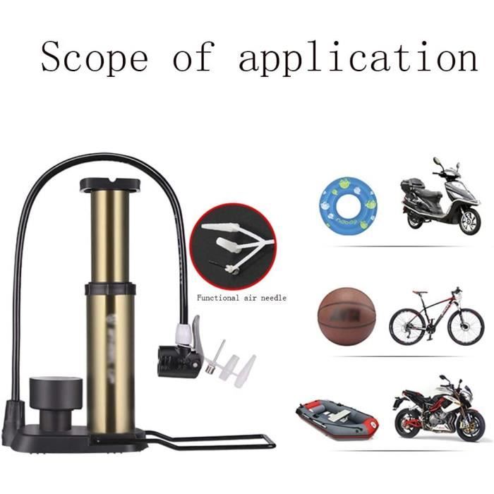 14€07 sur Mini pompe à pied de vélo portable pompe à air de