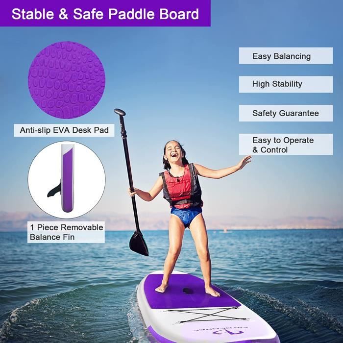Pompe double action pour stand up paddle