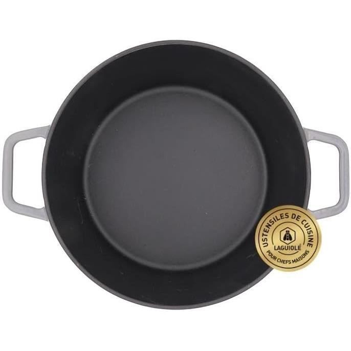 Elo 3362626 Cocotte en Fonte Émaillée Antiadhésive avec Couvercle 26 cm
