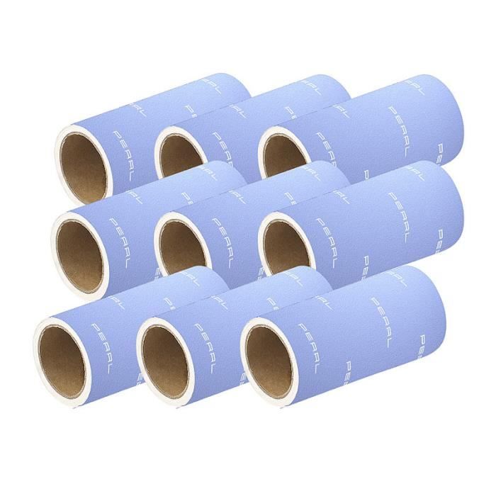 Rouleau Anti-Poils 500 Feuilles - Lot Avec 2 Manches + 3 Recharges - Pour Vêtements, Canapé, Voiture