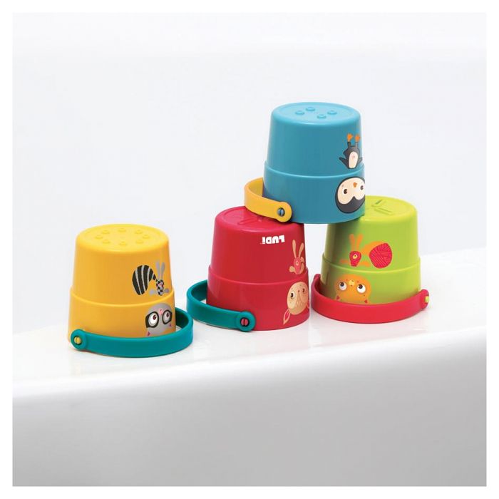 ZERONE Jeu de bain 4 Canards Tactile Jouet de bain pour bébé