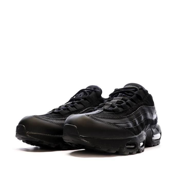 Black Air Max 95 Cuir Noir Chaussure Nike Air Max 95 « Big Bubble