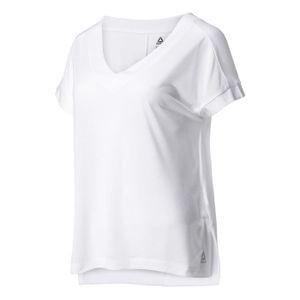 reebok t shirt femme or
