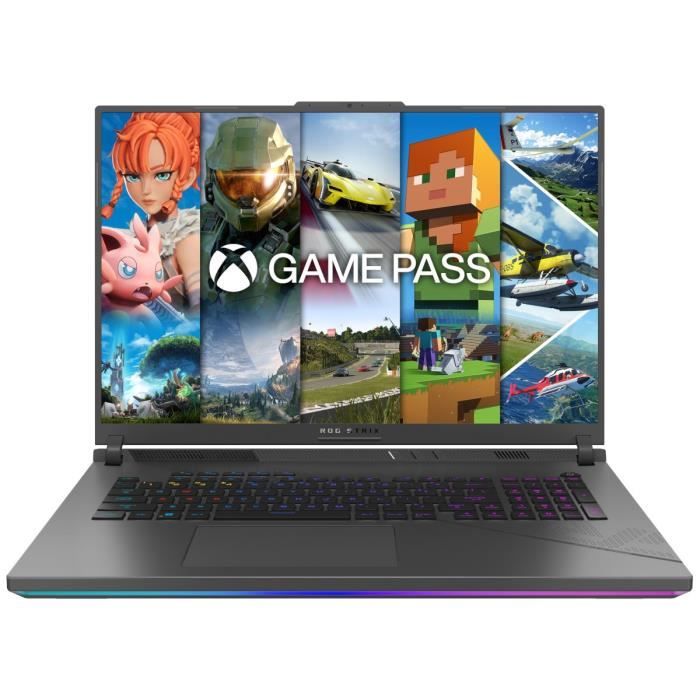 PC Portable Gamer ASUS ROG Strix G18 Win 11 18 WUXGA 144Hz RTX 5060 8Go AMD Ryzen 9 8940HX RAM SSD