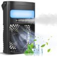 Climatiseur obile, limatiseur ortable, efroidisseur 'air vaporatif 00 l itesses, ini limatiseur vec umières ED